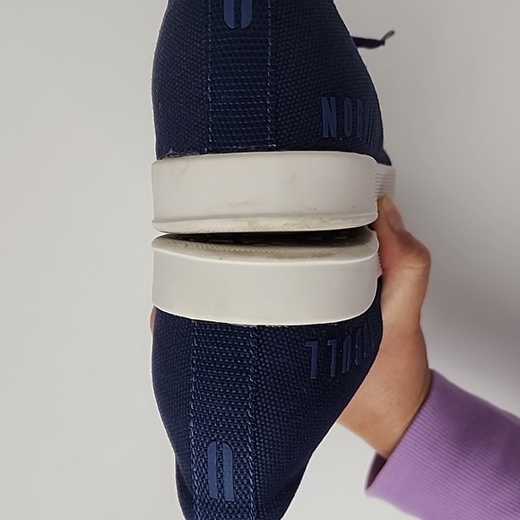 NOBULL Canvas Unisex Trainer Sneakers Navy - Picture 7 of 16